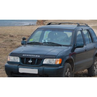 Дефлектор капота (VIP) Kia Sportage 1994-2004 гг. фото 1