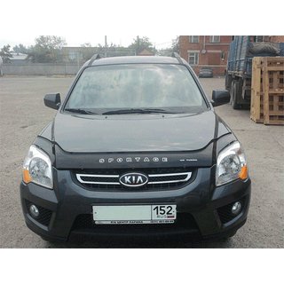Дефлектор капота (VIP) Kia Sportage 2004-2010 гг.