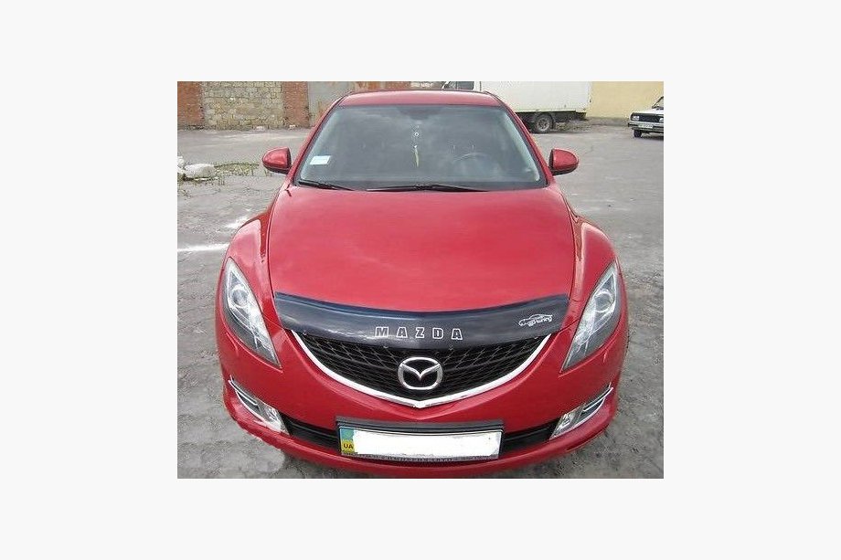 Mazda 6 2008-2012 гг. Дефлектор капота (VIP) Image