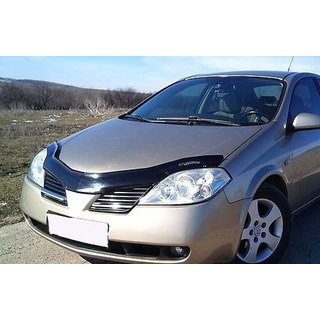 Дефлектор капота (VIP) Nissan Primera P12 2002-2007 гг. фото 1