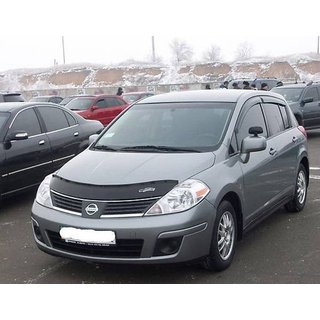 Дефлектор капота (VIP) Nissan Tiida 2004-2011 гг. фото 1