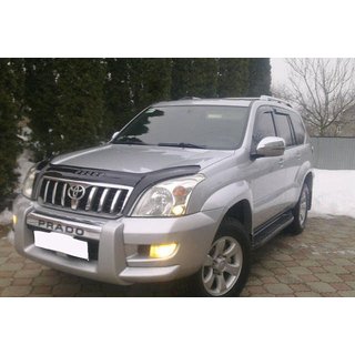 Дефлектор капота (VIP) Toyota Land Cruiser Prado 120 2002-2009 гг. фото 1