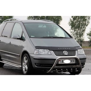 Дефлектор капота 2000+ (VIP) Volkswagen Sharan 1995-2010 гг. фото 1