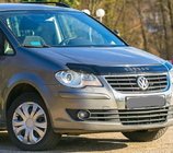 Volkswagen Touran 2003-2010 гг. Дефлектор капота 2003-2007 (VIP) фото 1