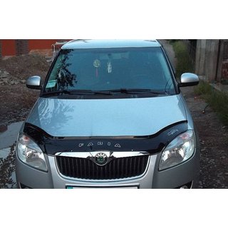 Дефлектор капота 2007-2010 (VIP) Skoda Fabia 2007-2014 гг. фото 1