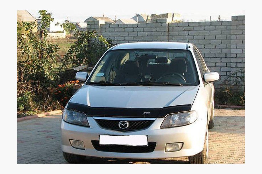 Mazda 323 1977-2003 гг. Дефлектор капота (VIP) Image