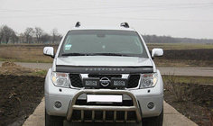 Nissan Pathfinder R51 2005-2014 гг. Распродажа Дефлектор капота (2005-2010, VIP) фото 1