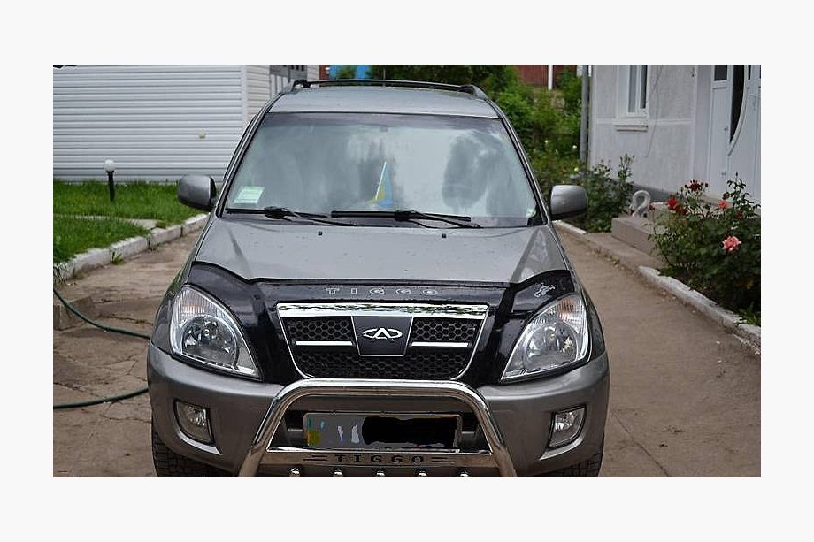 Chery Tiggo 1 2005-2016 гг. РАСПРОДАЖА! Дефлектор капота (VIP) Image