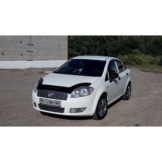 Дефлектор капота (VIP) Fiat Linea 2006-2018 гг. фото 1