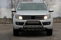Volkswagen Amarok 2010-2022 гг. Кенгурятник WT002 (Нержавейка) фото 2