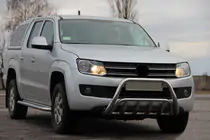 Volkswagen Amarok 2010-2022 гг. Кенгурятник WT002 (Нержавейка) фото 3
