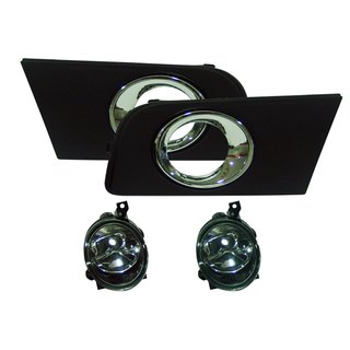 Противотуманные фары с хромом (галогенные) Volkswagen Amarok 2010-2022 гг.