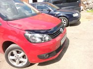 Volkswagen Caddy 2010-2015 гг. Дефлектор капота (FLY) фото 2