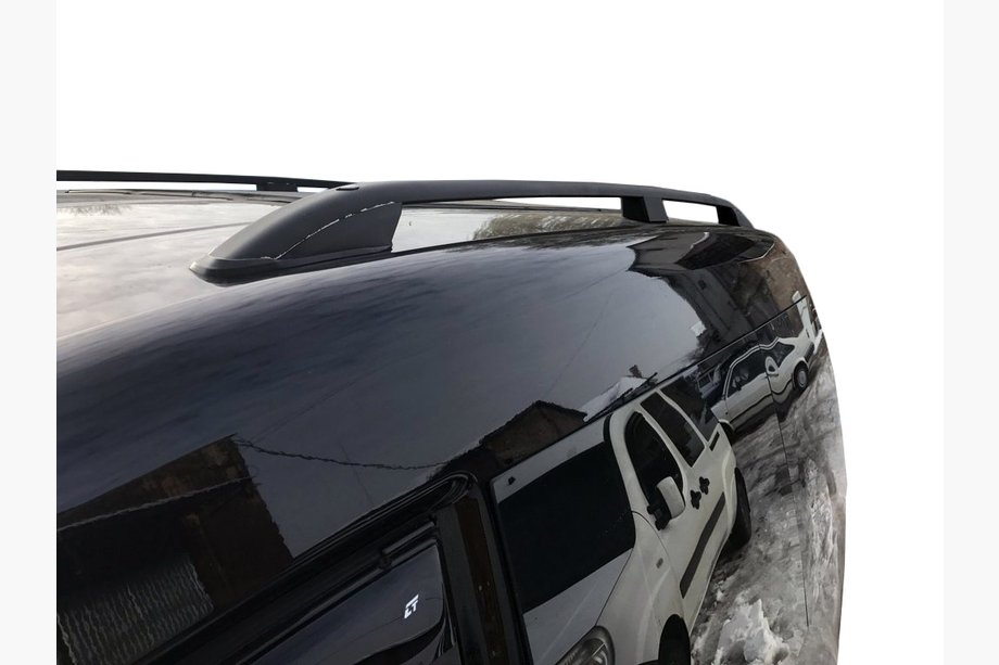 Volkswagen Caddy 2020- гг. Рейлинги Skyport BLACK Image