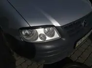Volkswagen Caddy 2004-2010 гг. Реснички на фары (черные) фото 7
