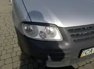 Volkswagen Caddy 2004-2010 гг. Реснички на фары (черные) фото 9