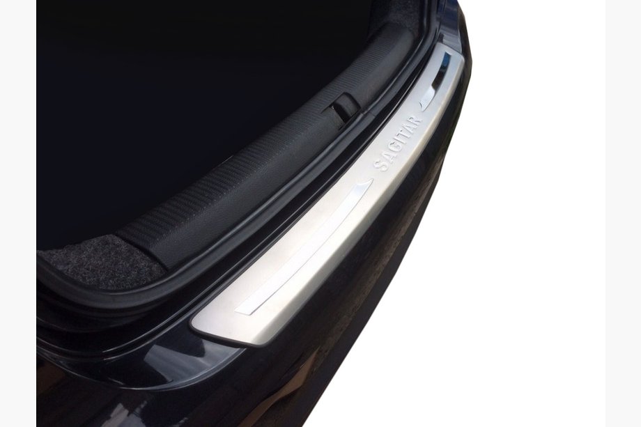 Volkswagen Jetta 2006-2011 гг. Накладка на задний бампер Libao нержавейка Image