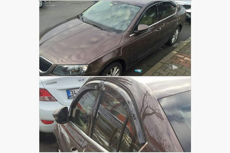 Skoda Superb 2009-2015 гг. Ветровики SD (4 шт, Perflex) Image