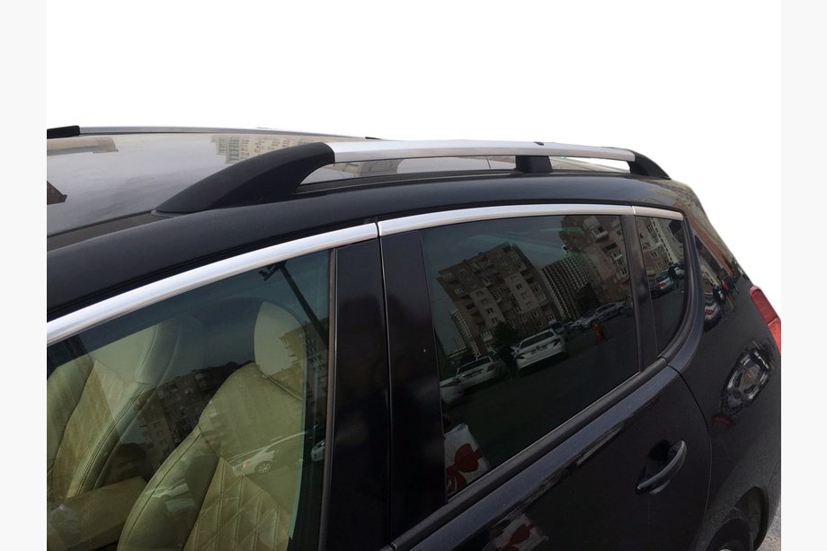 Peugeot 3008 2008-2016 гг. Хромированные Рейлинги (Пластиковое Крепление) Image