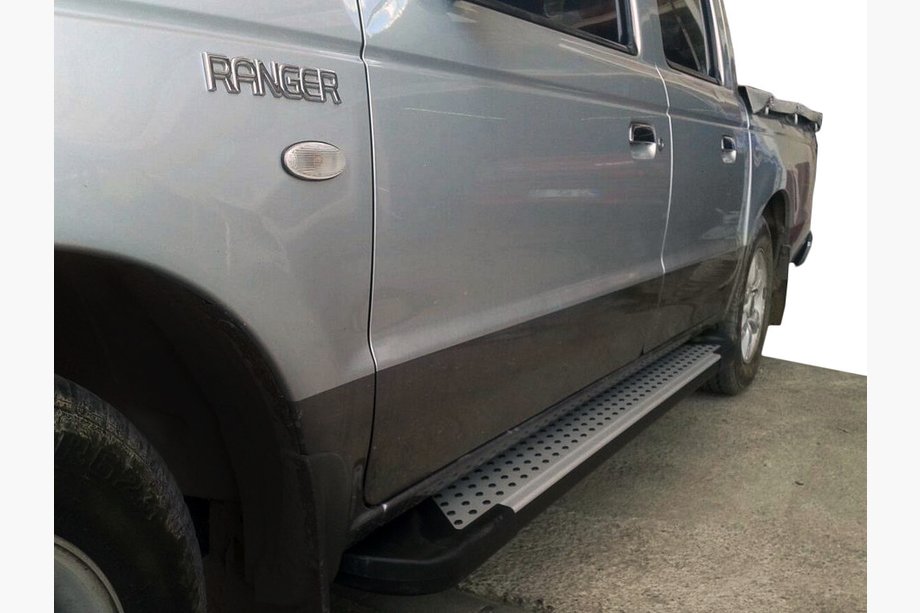 Ford Ranger 2007-2011 Боковые пороги Allmond Grey Image