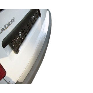 Накладка на задний бампер прямая нержавейка (Nataniko) Volkswagen Caddy 2010-2015 гг.