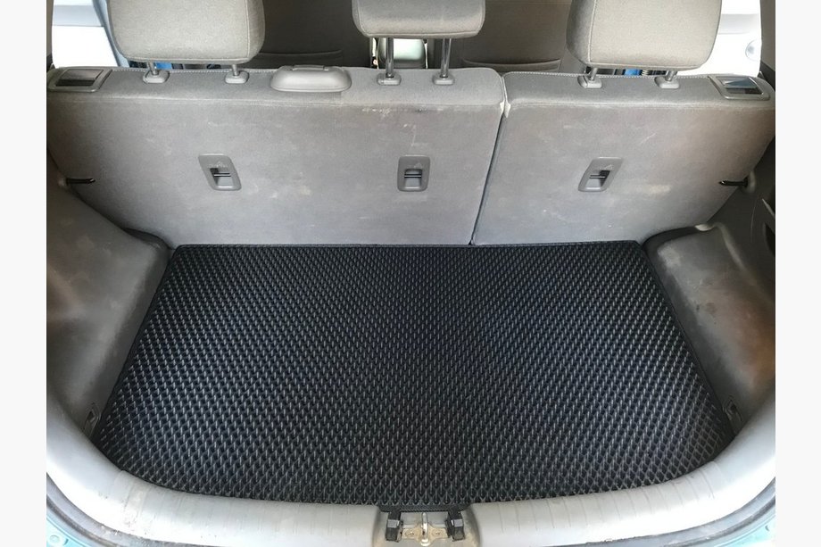 Kia Soul II 2013-2018 гг. Коврик багажника (EVA, Черный) Фото 2