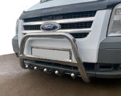 Ford Transit 2000-2014 гг. Кенгурятник WT004 Нержавейка фото 1