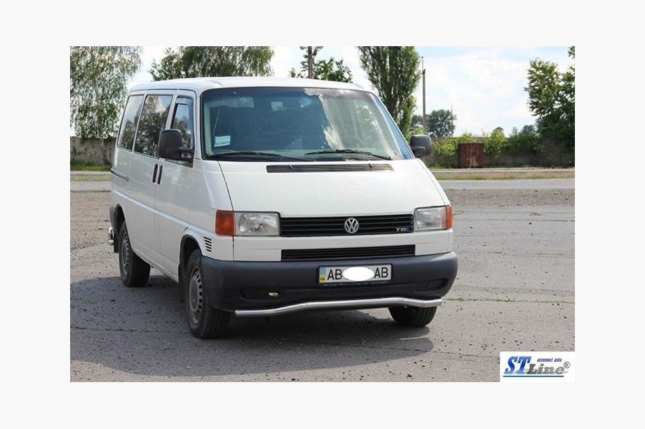 Volkswagen T4 Caravelle/Multivan 1990–2003 гг. Нижняя одинарная дуга Волна ST007 (нержавейка) Фото 6