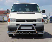 Volkswagen T4 Caravelle/Multivan 1990–2003 гг. Кенгурятник WT003 Plus-2 (нержавейка) фото 2