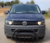 Volkswagen T5 2010-2015 гг. Кенгурятник WT003 Черный Нержавейка фото 1