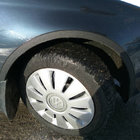 Volkswagen Jetta 2011-2018 гг. Расширители арок (4 шт, черные) фото 1