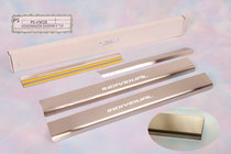 Volkswagen Sharan 2010-2023 гг. Накладки на пороги Natanika Standard (2 шт, нержавейка) фото 1