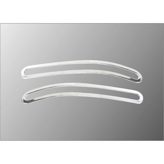 Накладки на противотуманные фары (2 шт, пластик) Volkswagen Touareg 2002-2010 гг.