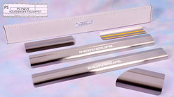 Накладки на пороги Nataniko (4 шт., нержавейка) фото 3