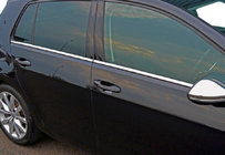 Нижние молдинги стекол нержавейка HB (4 шт) фото 5