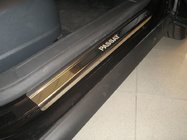 Volkswagen Passat B7 2012-2015 гг. Накладки на пороги Nataniko (4 шт., нержавейка) фото 1