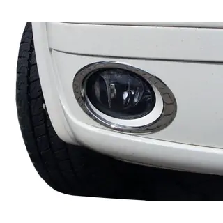 Окантовка противотуманных фар (2 шт., нержавейка) Volkswagen T5 2010-2015 гг. фото 1