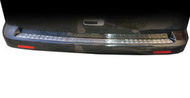 Volkswagen T5 Transporter 2003-2010 гг. Накладка на задний бампер прямая (Omsa, нержавейка) фото 1