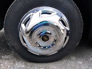 Mercedes Sprinter W906 2006–2018 гг. Колпаки из нержавеющей стали OEM (2-обода, 4 шт) фото 2