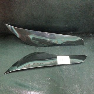 Распродажа! Реснички на фары (2 шт, под покраску) Fiat Albea 2002-2012 гг.