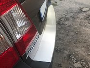 Volvo XC70 2007-2013 гг. Накладка на задний бампер с отбортовкой Nataniko (нержавейка) фото 2