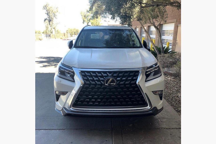 Lexus GX460 2009-2023 гг. Решетка радиатора с усилителем 2013-2023 (дизайн 2021) Фото 2