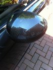 Mini Cooper F55/56/57 2014-2023 гг. Накладки на Зеркала (2 шт., Карбон) фото 1