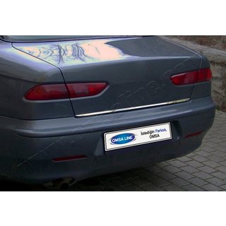 Накладка на багажник нержавейка Alfa Romeo 156 1997-2007 гг. фото 1