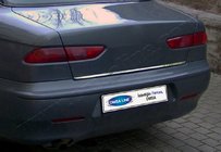 Накладка на багажник нержавейка фото 1