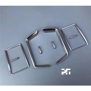 Комплект серых вставок на воздуховоды (Тайвань) Toyota Land Cruiser 200 2007-2021 гг.