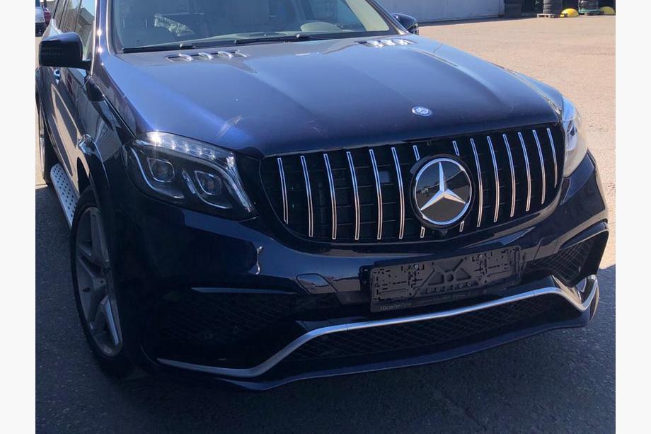 Mercedes GL/GLS сlass X166 2012-2019 гг. РАСПРОДАЖА! Передняя решетка Panamericana GT (для GLS) Image