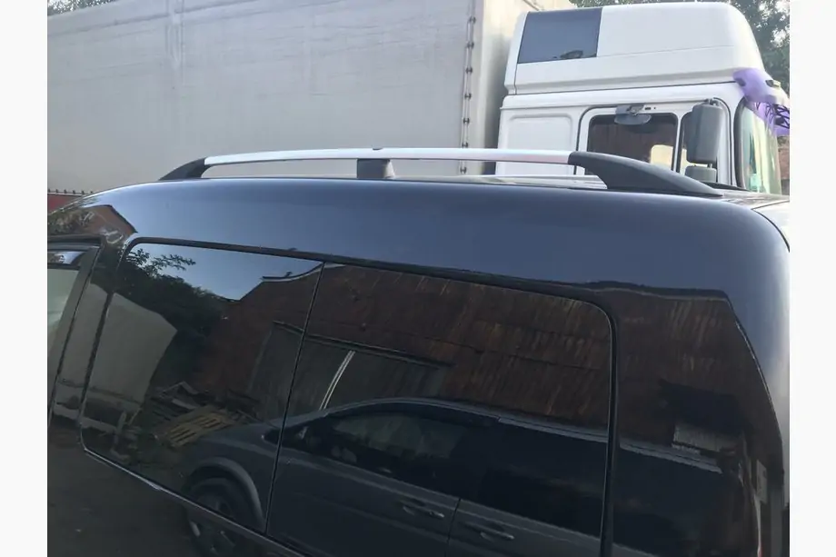 Volkswagen Caddy 2004-2010 гг. Хромированные Рейлинги Стандартные, пластиковые ножки