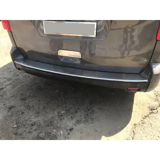 Накладка на задний бампер OmsaLine Нержавейка Toyota Proace 2016- гг. фото 1
