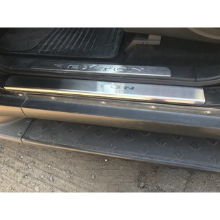 Накладки на Пороги Nataniko (4 шт., Нержавейка) SsangYong Rexton I 2001-2017 гг. фото 1